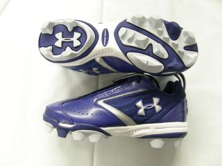   Armour Leadoff Low Jr Youth Baseball Cleats Blue 1097014 401