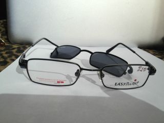   Aspex Easyclip Easytwist Magnetic Clip on Designer Eyeglasses