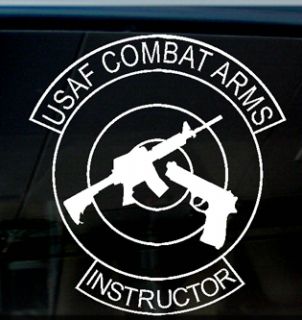 USAF Combat Arms Instructor Decal Sticker US Air Force