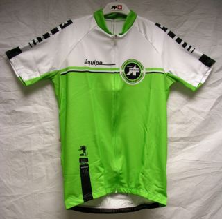Assos Equipe Jersey Bright Green Piton XLG New