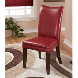ASHLEY – CHARRELL RED DINING ROOM SIDE CHAIR FURNITURE   FREE 