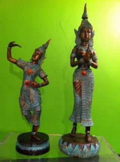 Dancing Brass Buddha Hindu Goddess Statues Shiva Parvati Nepal Tara 