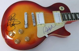 Paul Simon Art Garfunkel Authentic Signed Guitar PSA DNA Q02671