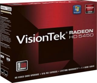 Visiontek ATI Radeon HD 5450 1GB DDR3 PCI Express Graphics Card 900358 
