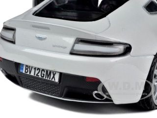 Aston Martin Vantage V12 Pearl White 1 24 Diecast Model Car by 