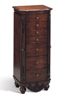   Classic Style Jewelry Armoire Cherry Armoires Armoire New