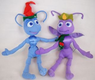 Disney Pixar A Bugs Life Flik Princess Atta Christmas Plush Stuffed 