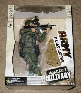 McFarlane Toys Military Series Deluxe 12 inch Army Paratrooper Figure 