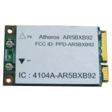 Atheros AR5BXB92 802 11a g n Dual Band WLAN Wireless Mini PCI Express 