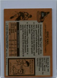 1975 76 Topps HK 135 Eric Vail Flames 0557