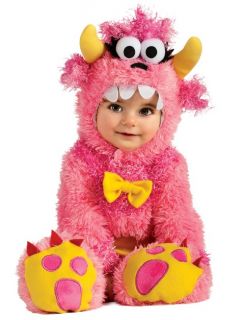 Infant Baby Girls Cute Pink Monster Halloween Costume