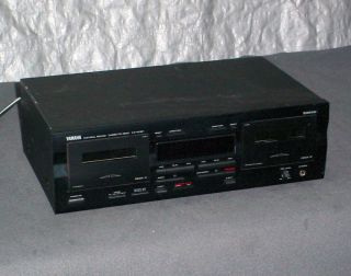 yamaha dual stereo audio cassette deck model kx w321