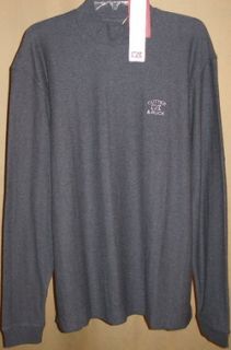 Cutter and Buck Tour Long Sleeve Atwell Mock Neck LG Charcoal Heather 