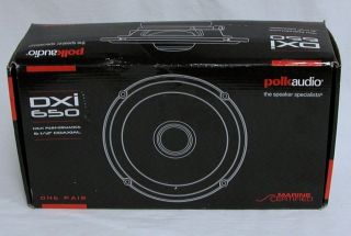 Polk Audio DXI650 6 5 2 Way 200W Car Audio Stereo Speakers