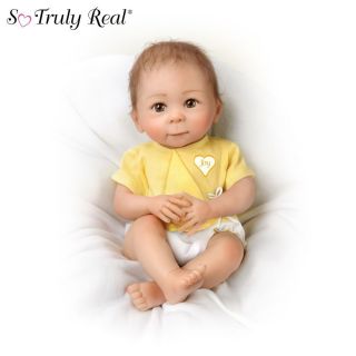 Ashton Drake So Truly Real Baby Girl Doll by Master Doll Artist Linda 