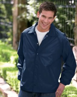 Auburn® Kasha Lined Nylon Coach Jacket, Adult, USA, 5+ Sports Colors 