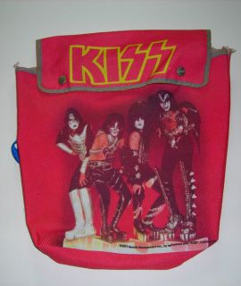 Kiss Book Bag Back Pack 1977 Aucoin