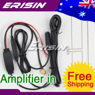 ES025AUD in Car Amplified Digital TV Antenna Aerial Booster for DVB T 