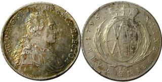   august iii who later became king friedrich august i on the obverse