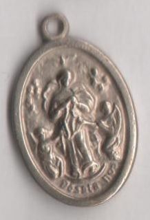 Cuffed Darktone Assumption of Jesus Religious Medal