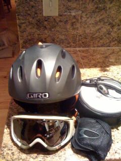 Giro Fuse Ski Helmet With Audio, Mens Med, Green With Smith Phenon 