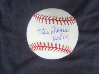 Stan Musial Signed MLB Baseball Insc HOF 69 Comes with COA