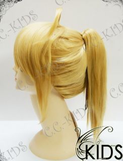 stay night saber lily arthur cosplay wig costume materials high 