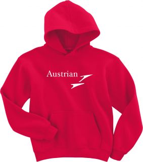 Austrian Airlines Vintage Logo Austrian Airline Hoody