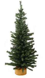 Features of 18 Mini Pine Artificial Village Christmas Tree   Unlit