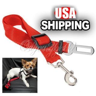  Cat Dog Pet Adjustable Car Vehicle Safety Seatbelt Seat Belt Harness 