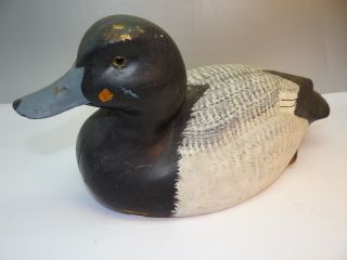Vintage Used Old Decorative Sporting Goods Hunting Floating Foam Duck 