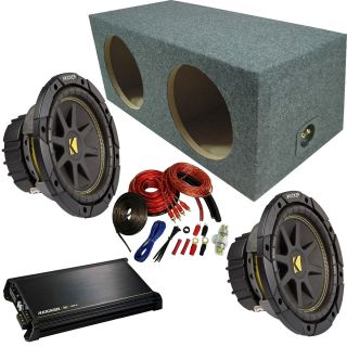 Kicker Car Stereo Dual 15 Comp C15 SEALED Speaker Subwoofer Sub Box 