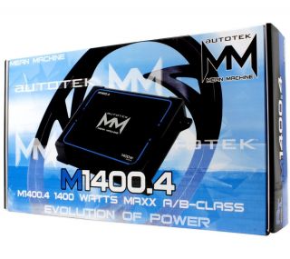 autotek m1400 4 a newly designed mean machine series of amplifiers 