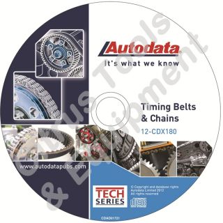 Autodata 12 CDX180 2012 Timing Belt and Timing Chain Manual on CD 