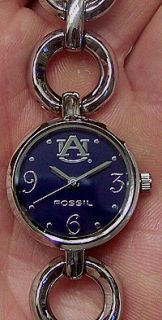 Auburn University Tigers Fossil Bracelet Watch LI2941
