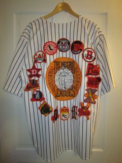 Negro League Baseball Commemorative Jersey Pinstriped Size XXL