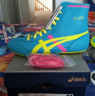 Asics Dan Gable Teal Wrestling Shoes   Brand New With Original Box and 