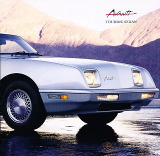 1990 Avanti Touring Sedan Original Sales Brochure