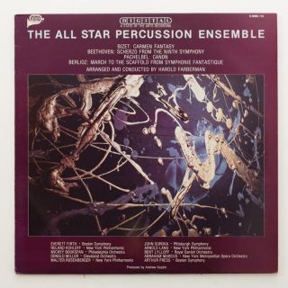 All Star Percussion Ensemble Legendary Audiophile LP 1983 D MMG 115 