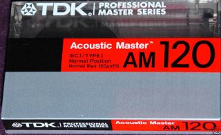 TDK Am 120 SEALED Blank Audio Cassette Tape