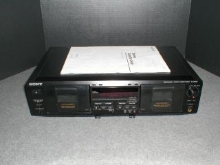    TC WE435 Stereo Dual Double Audio Cassette Tape Deck w Pitch Control