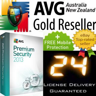 AVG Premium Security 2013 Internet Security Identity Protection PC 
