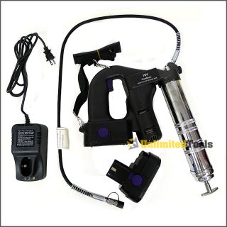 Cordless Grease Gun 10 000 PSI with 2pc 18V Batteries