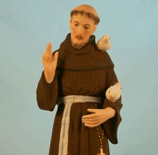 Vintage Napco St. Francis of Assisi Italy Saint of Animals Environment 
