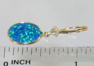 stone type blue green created opal approximate stone size 12x10mm 