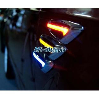 New fashionable car LED Side Marker Turn signal Light Blade Yellow