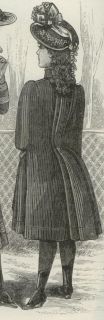 Original Salon Mode April 13 1889 Clothing Pattern