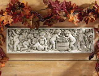 Autumn Wine Harvest Italian Wall Sculpture