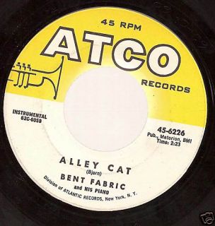 Atco Records 45rpm Bent Fabric Alley Cat Markin Time