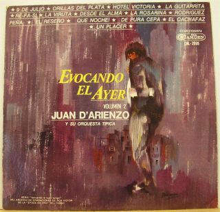 Juan D´arienzo LP Evocando El Ayer Vol 2 RCA CAL2995